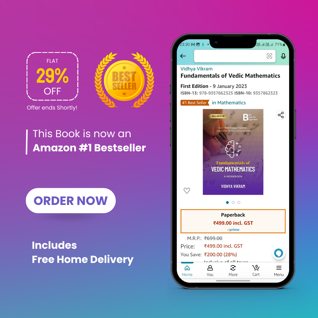 Fundamentals of Vedic Mathematics - Amazon Best Selling Book on Vedic Mathematics - Best gift to your Child!